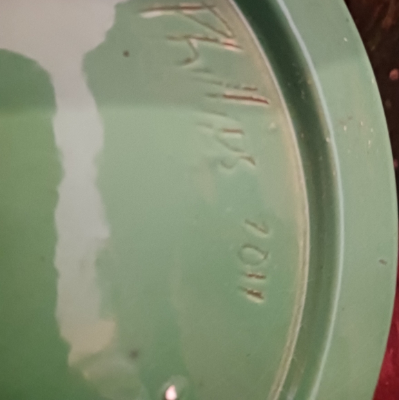 Large Handmade Art Pottery Studio Bowl 🥣Signed by Phillip,Vintage Gift Item.🎁 - Picture 3 of 16